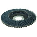 Weiler 4-1/2" Tiger Paw Abrasive Flap Disc, Conical (TY29), 36Z, 7/8" 51118